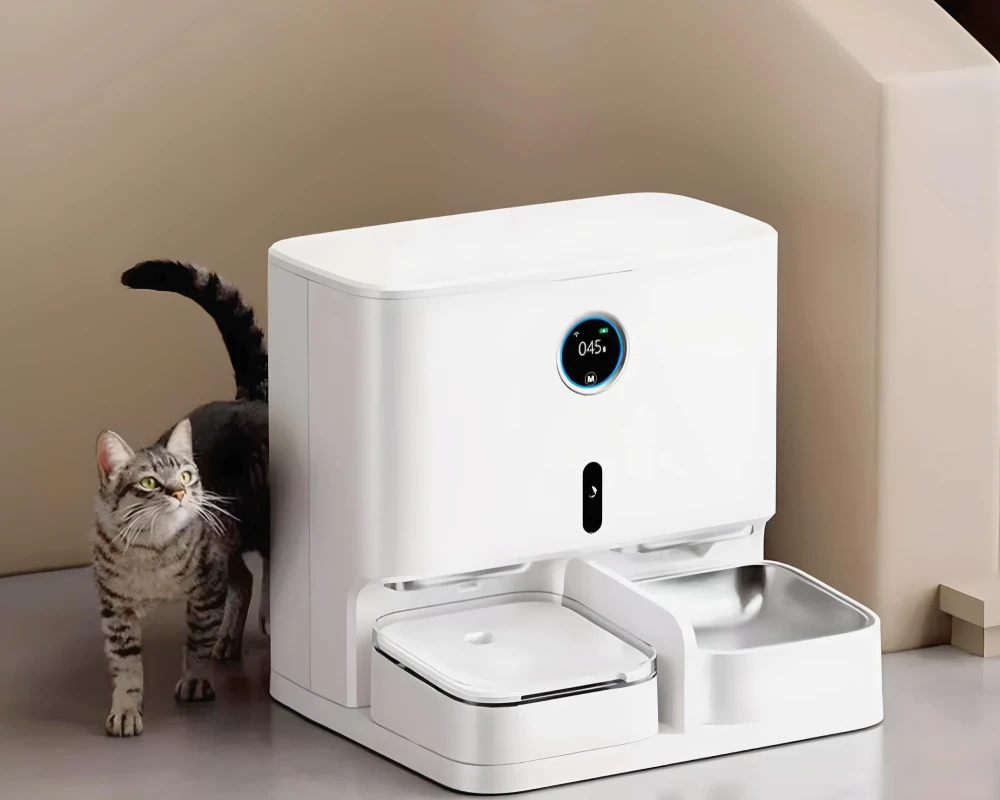 automatic pet feeder and water dispenser