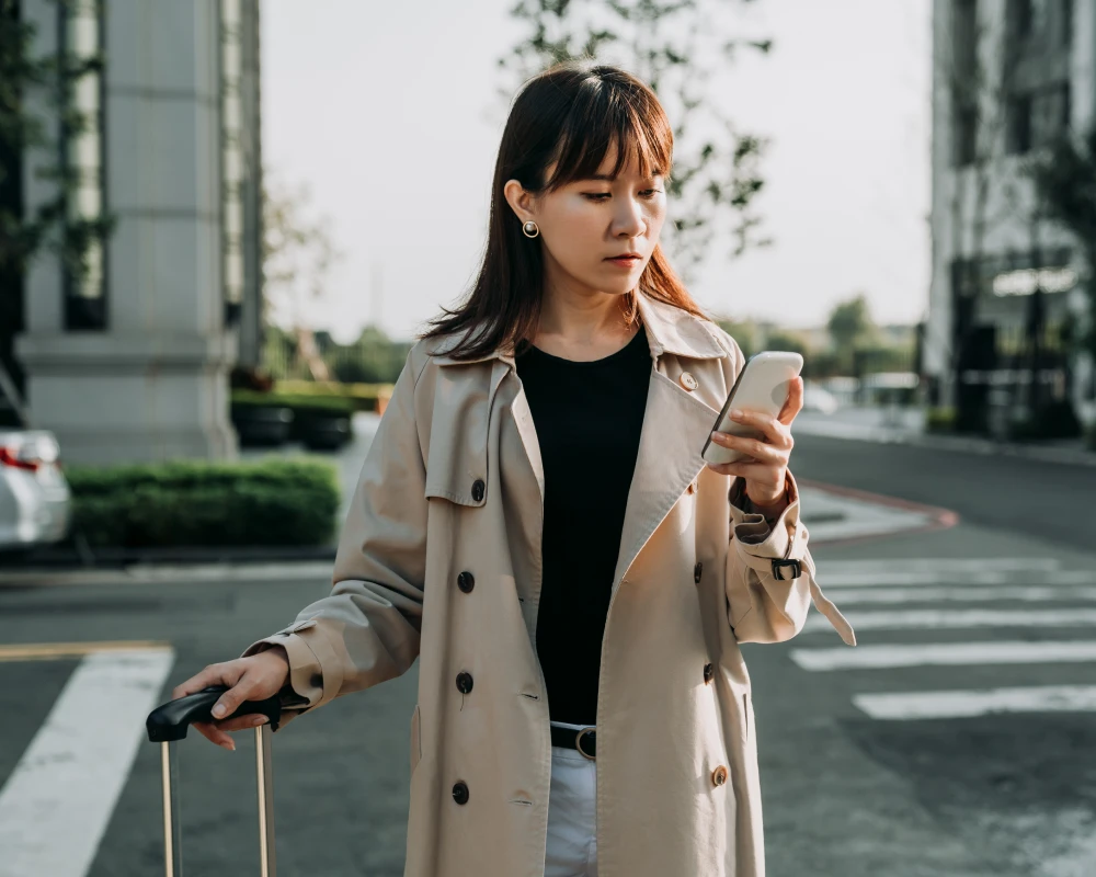 travel trolley luggage bag